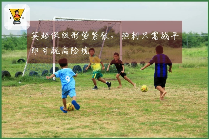 英超保级形势紧张，热刺只需战平即可脱离险境